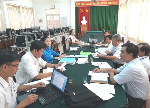 Đoàn Thanh tra Sở VHTTDL làm việc với Trường Năng khiếu Thể dục thể thao.jpg